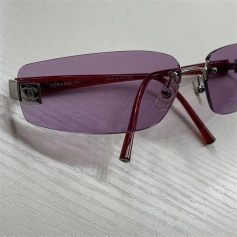 chanel rimless sunglasses vintage|chanel vintage sunglasses shop.